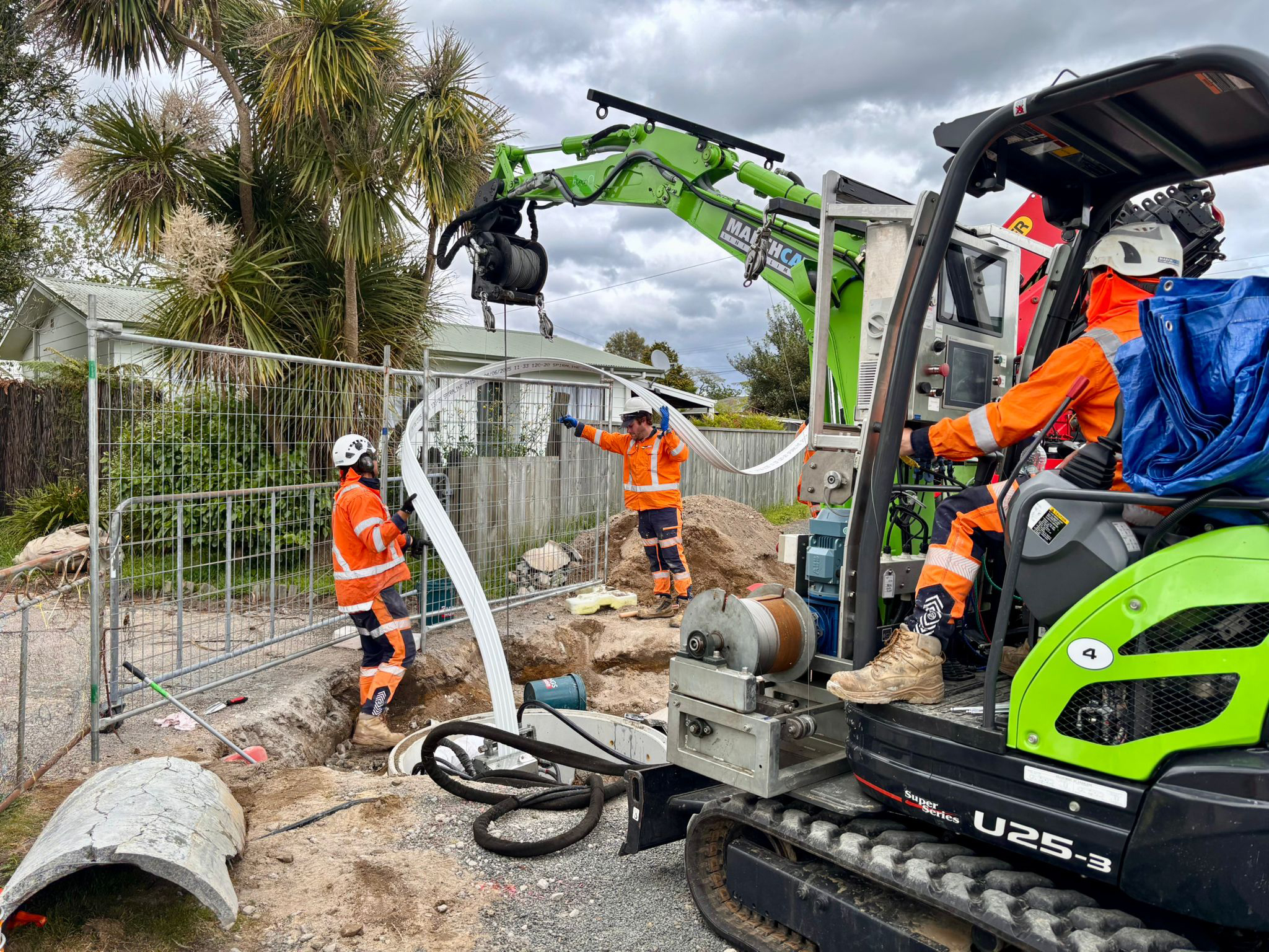 March Cato Linings Spiraline X 600mm Pipe Lining In Rotorua